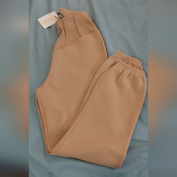 **NWT** Tan Corset Jogger Sofia Richie Missguided sz S/M US 2 - Picture 1 of 9